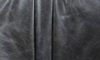Piotr Black Leather Accent Chair