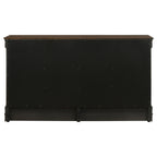Frances Cappuccino 6-Drawer Dresser