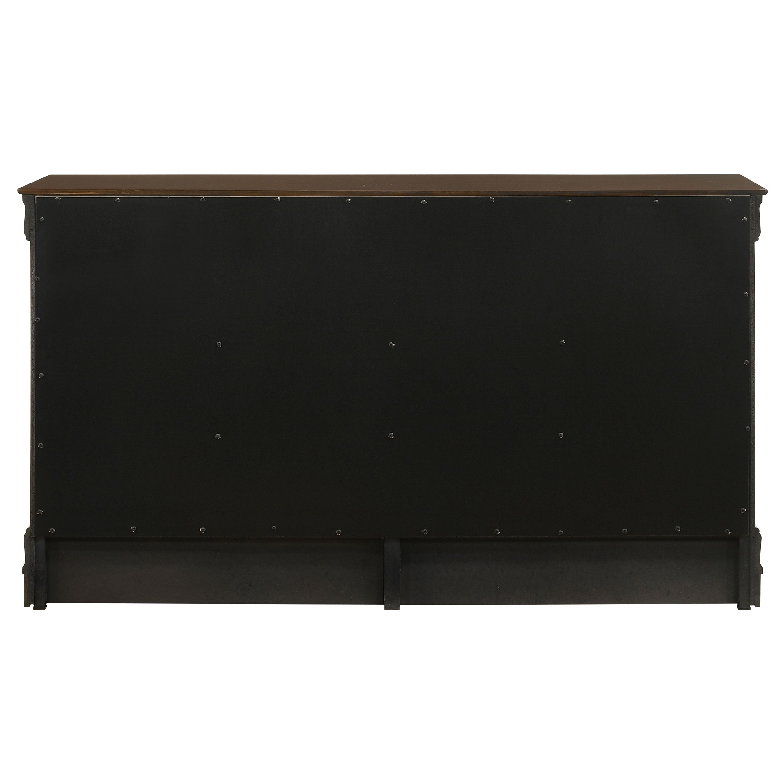 Frances Cappuccino 6-Drawer Dresser