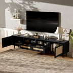 Rattan TV Stand for TVs up to 85''