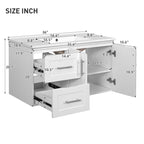 Modern 36" Wall Mounted Bathroom Vanity