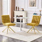 Set of 2 Velvet Dining Seating