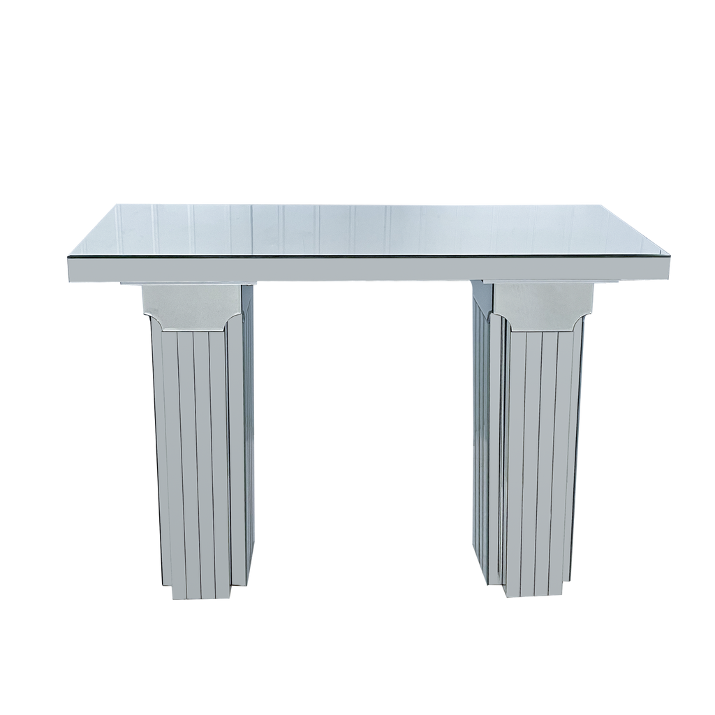 Mirrored Console Table Wide Bling