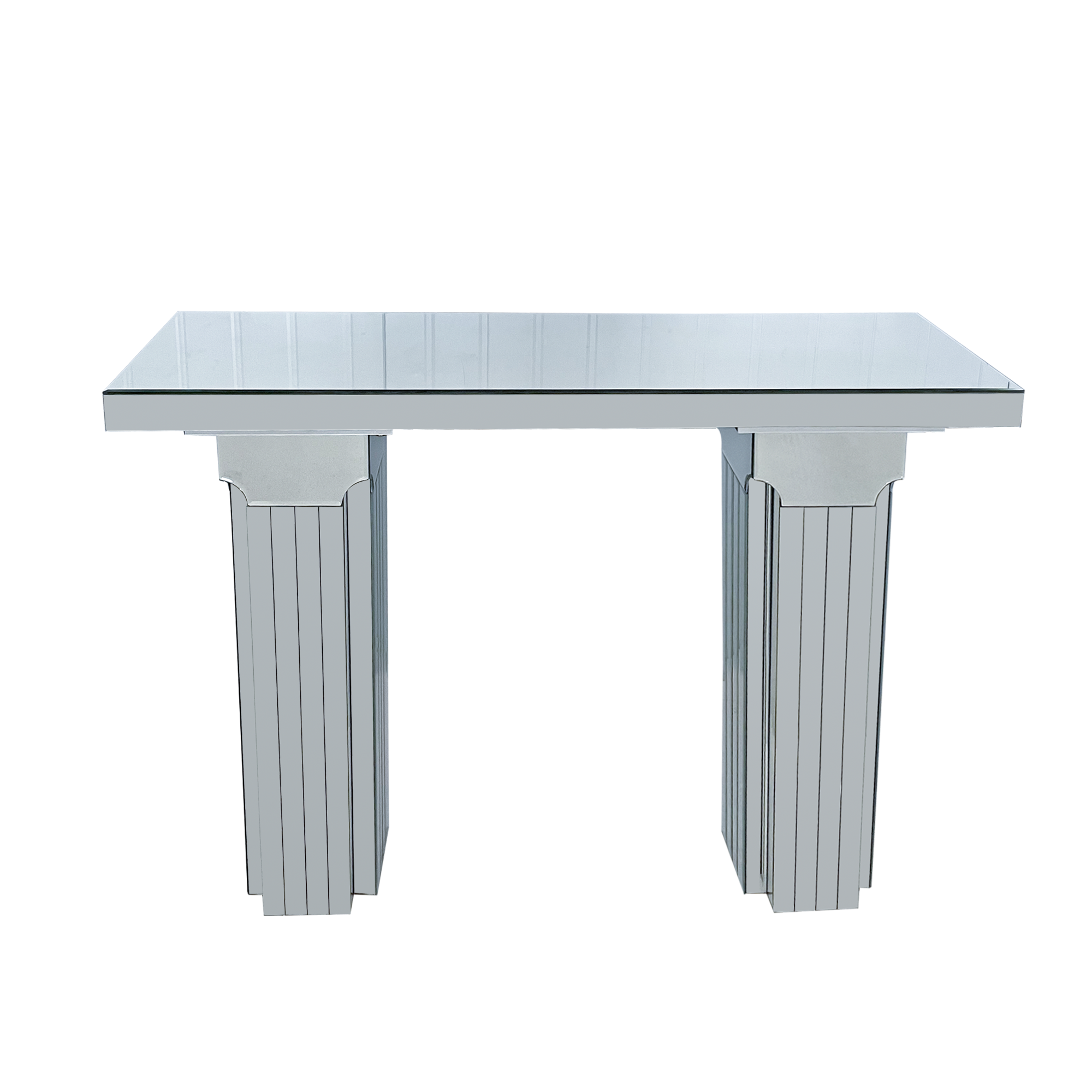 Mirrored Console Table Wide Bling