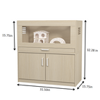 Hamster Cage with Independent Storage Cabinet