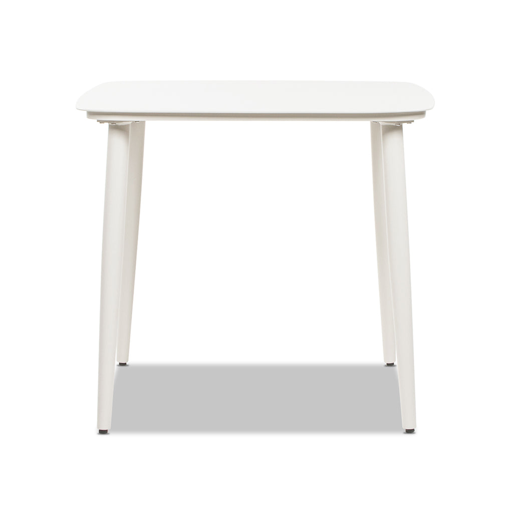 Santorini 33.5" Square Outdoor Patio Table Aluminum