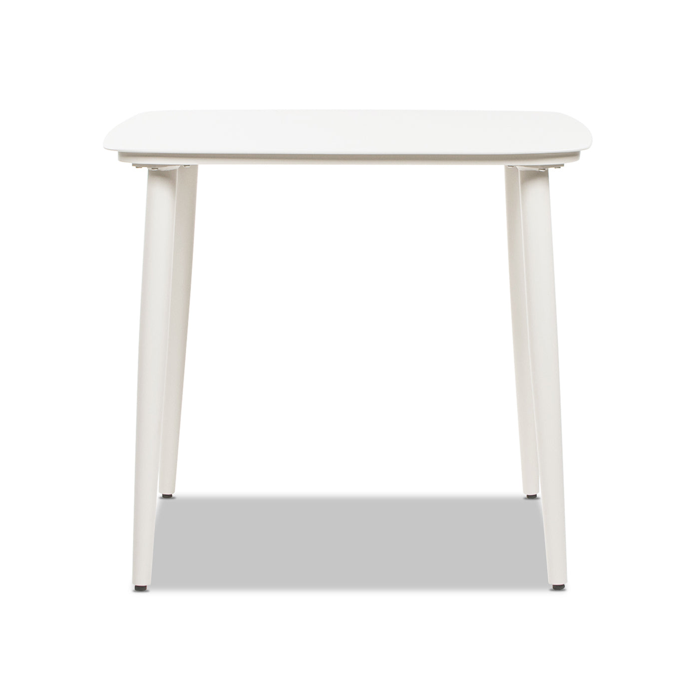 Santorini 33.5" Square Outdoor Patio Table Aluminum