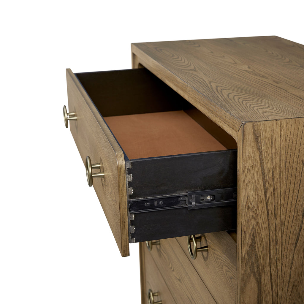 5 Drawer Dresser in Latte Finish