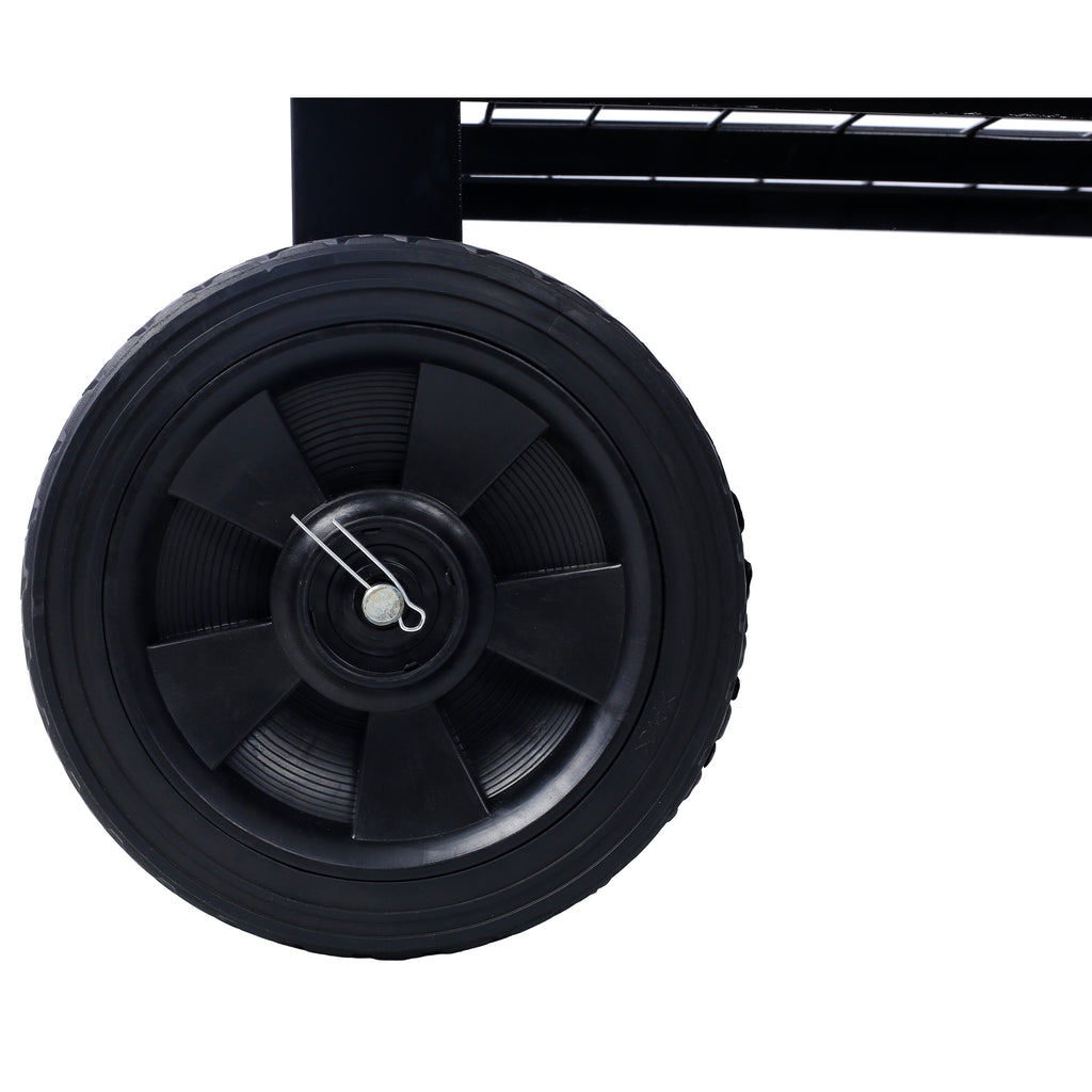 Elevated Mobile Raised Ergonomic Metal Planter Garden Bed