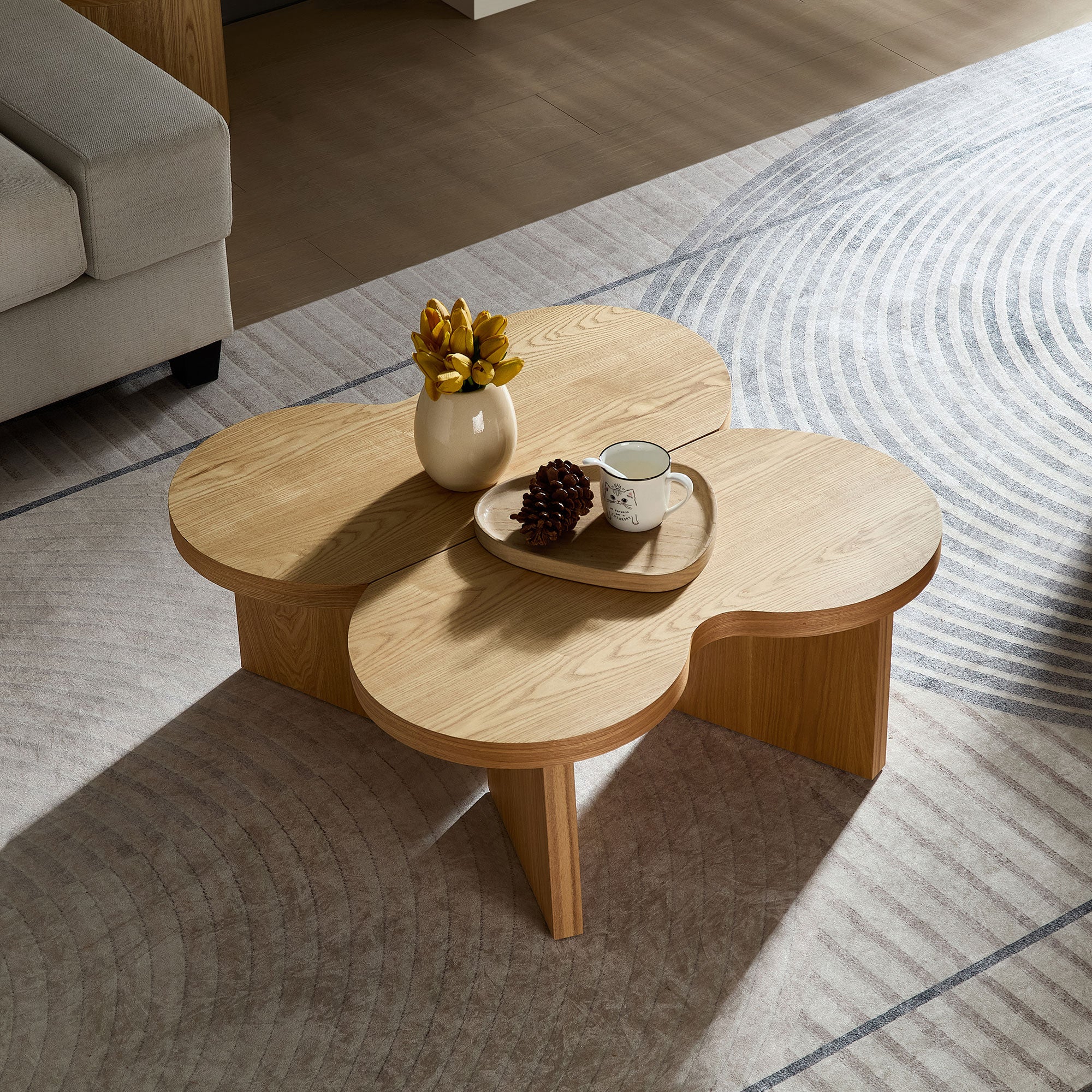 Modern Butterfly MDF Coffee Table