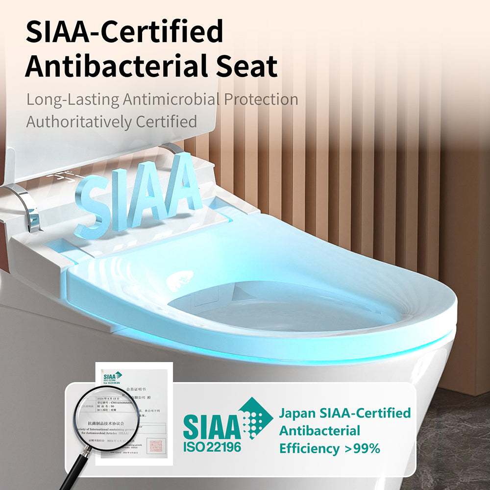 Smart Toilet Bidet with Auto Open Close