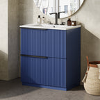 30" Bathroom Vanity with Ceramic Sink