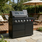 46-Inch Deluxe Stainless Steel Gas Outdoor Kitchen Barbecue Grill