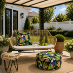 Outdoor Inflatable Ottoman - 21"x21"x9"