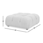 Marcel 36" Bubble Modular Cocktail Ottoman
