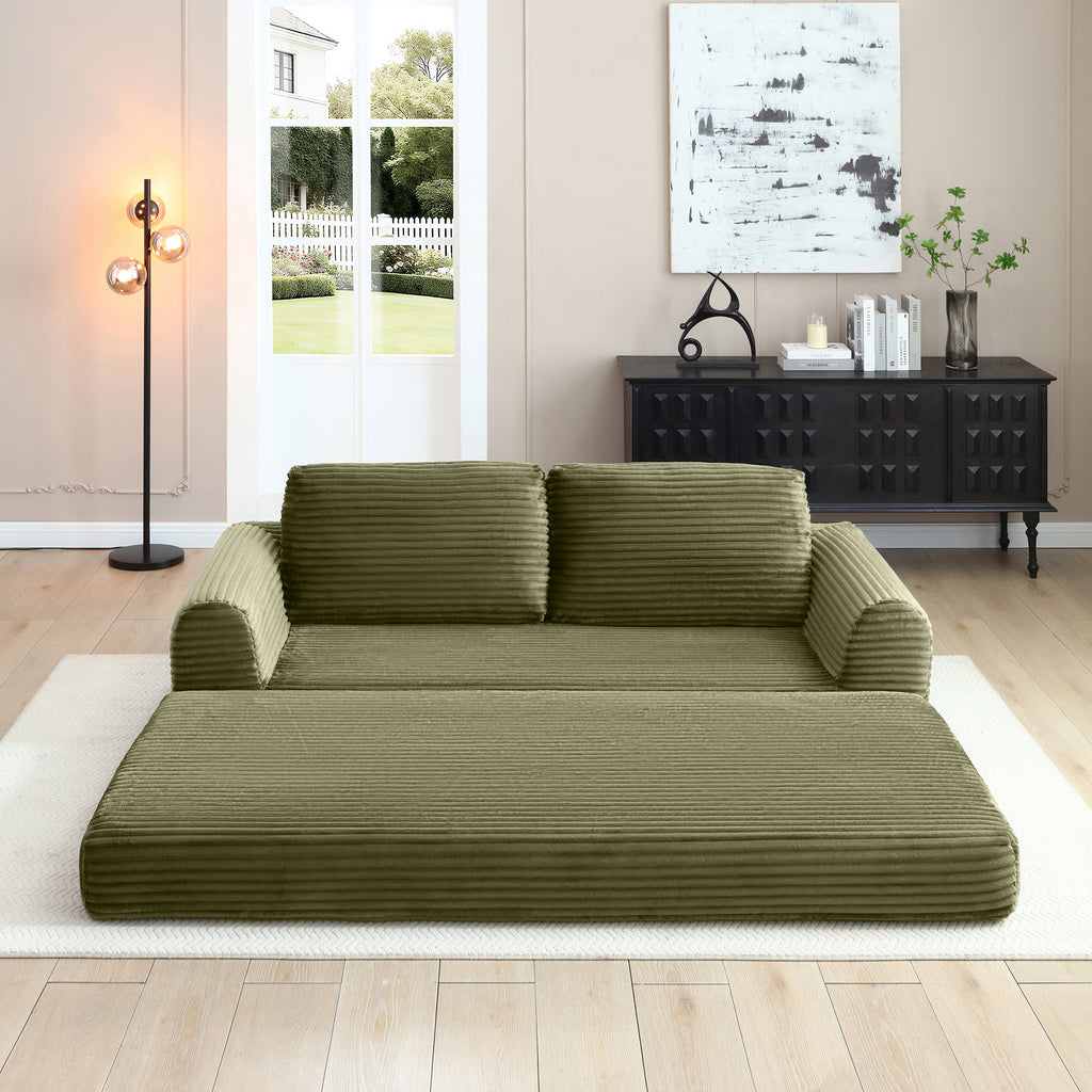 2-in-1 Folding Convertible Sofa Bed