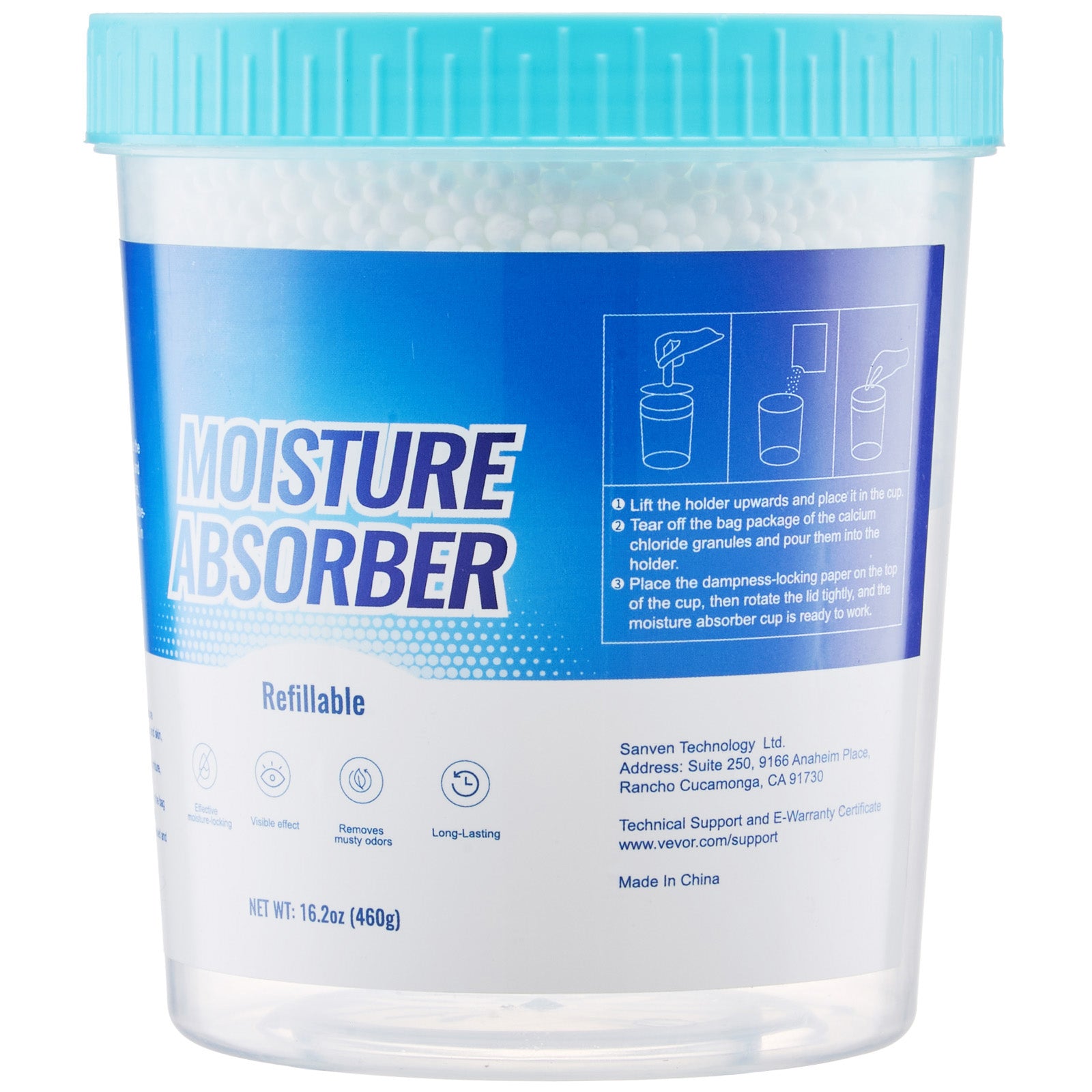 Moisture Absorber Bucket – 2 Pack with Reusable Outer Bucket
