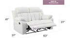 Glory Furniture Daria G682-RL Reclining Love Seat