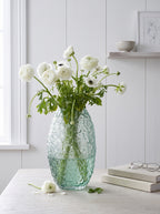 D7.9x13.4"H Ombre Glass Vase