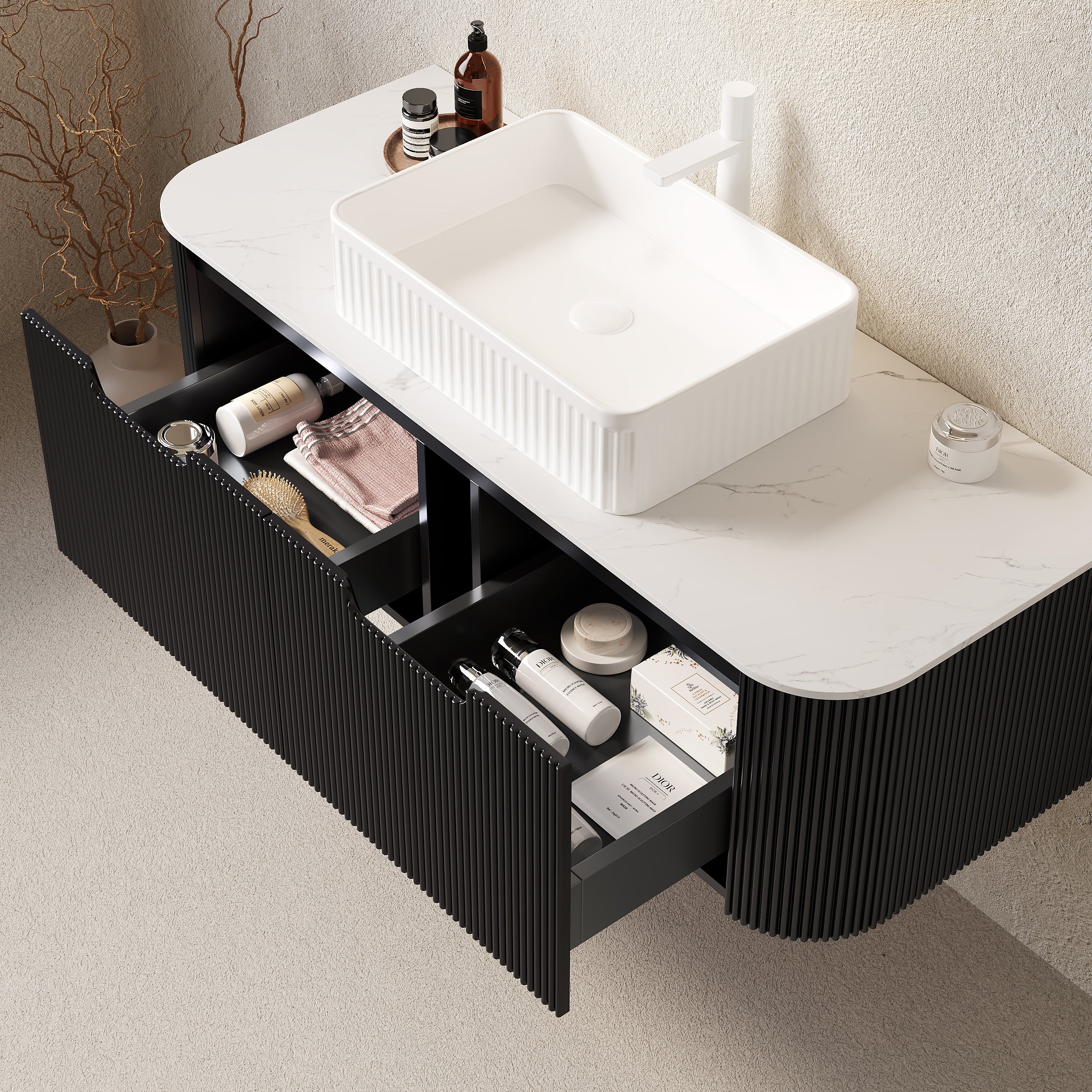 Dina 48" Bathroom Vanity & Sink