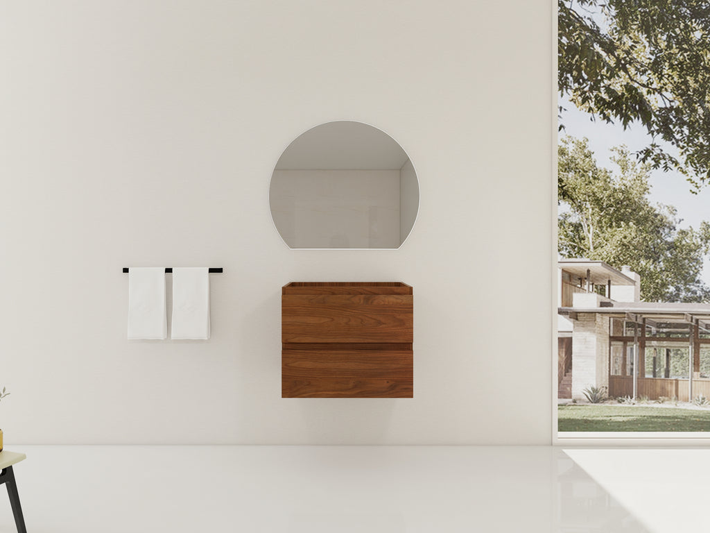 24" Wall-Mounted Bathroom Vanity Cabinet