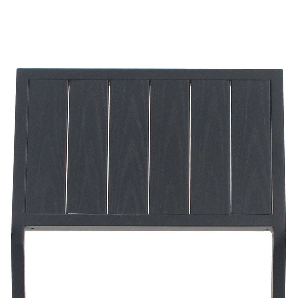 Modern Outdoor Indoor Metal Side Chair Set of 2