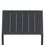 Modern Outdoor Indoor Metal Side Chair Set of 2