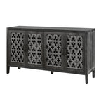 Hollow Four Door Antique Cabinet