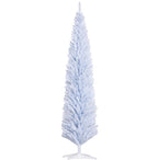 8ft Pencil Artificial Christmas Tree with Realistic Branches