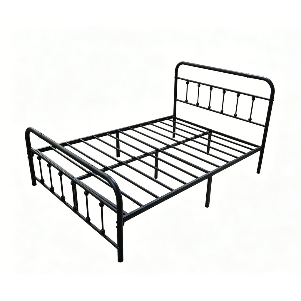 Full Size Metal Bed Frame with Headboard