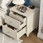 Fluted Nightstand 2-Piece Set