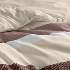 2-Piece Twin/Twin XL Stripe Textured Print Comforter Set