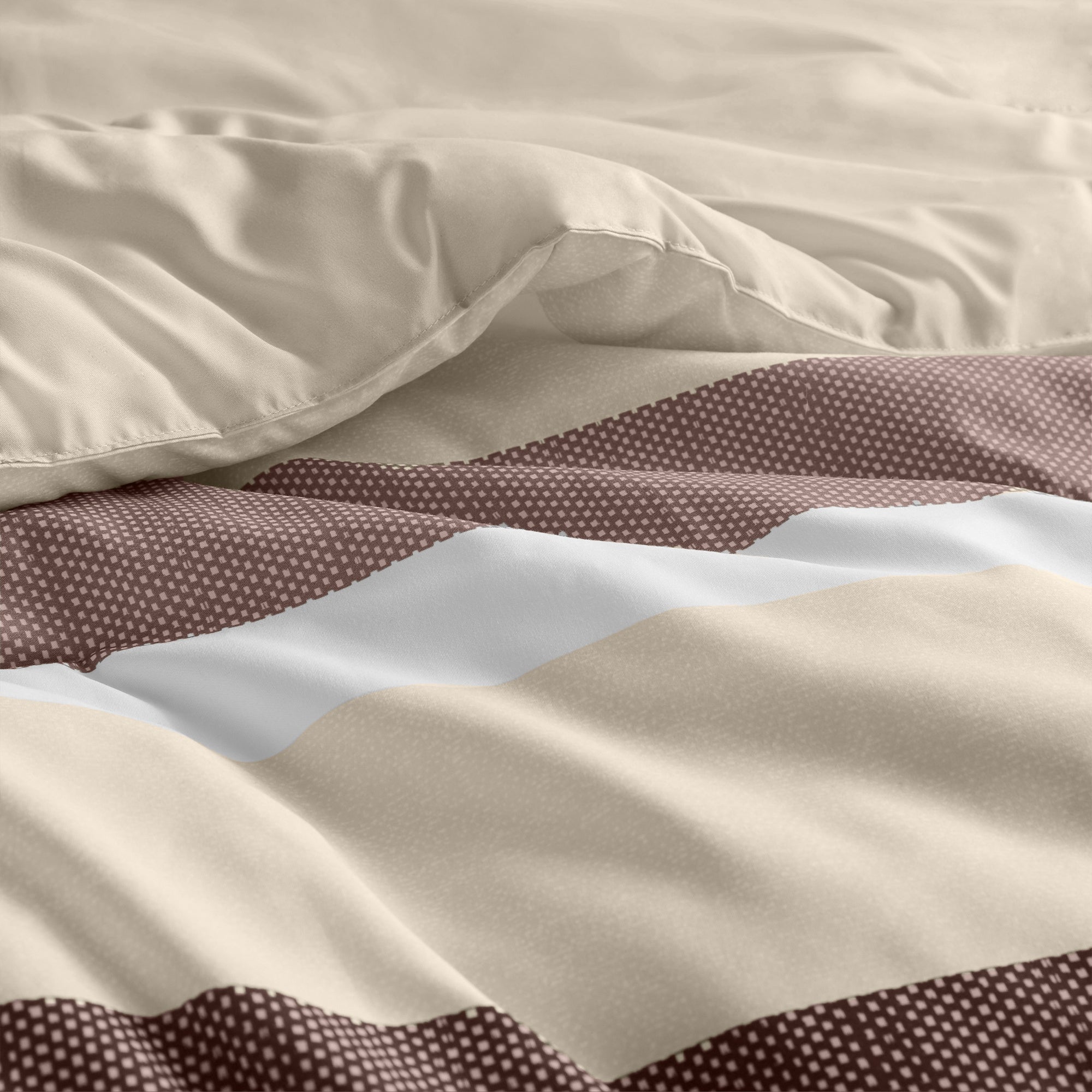 2-Piece Twin/Twin XL Stripe Textured Print Comforter Set