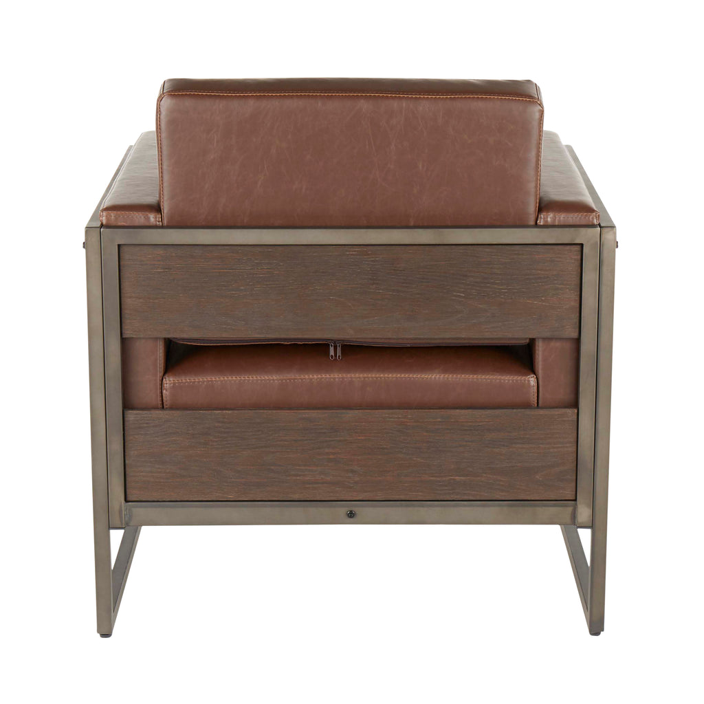 Drift Lounge Chair in Antique Metal