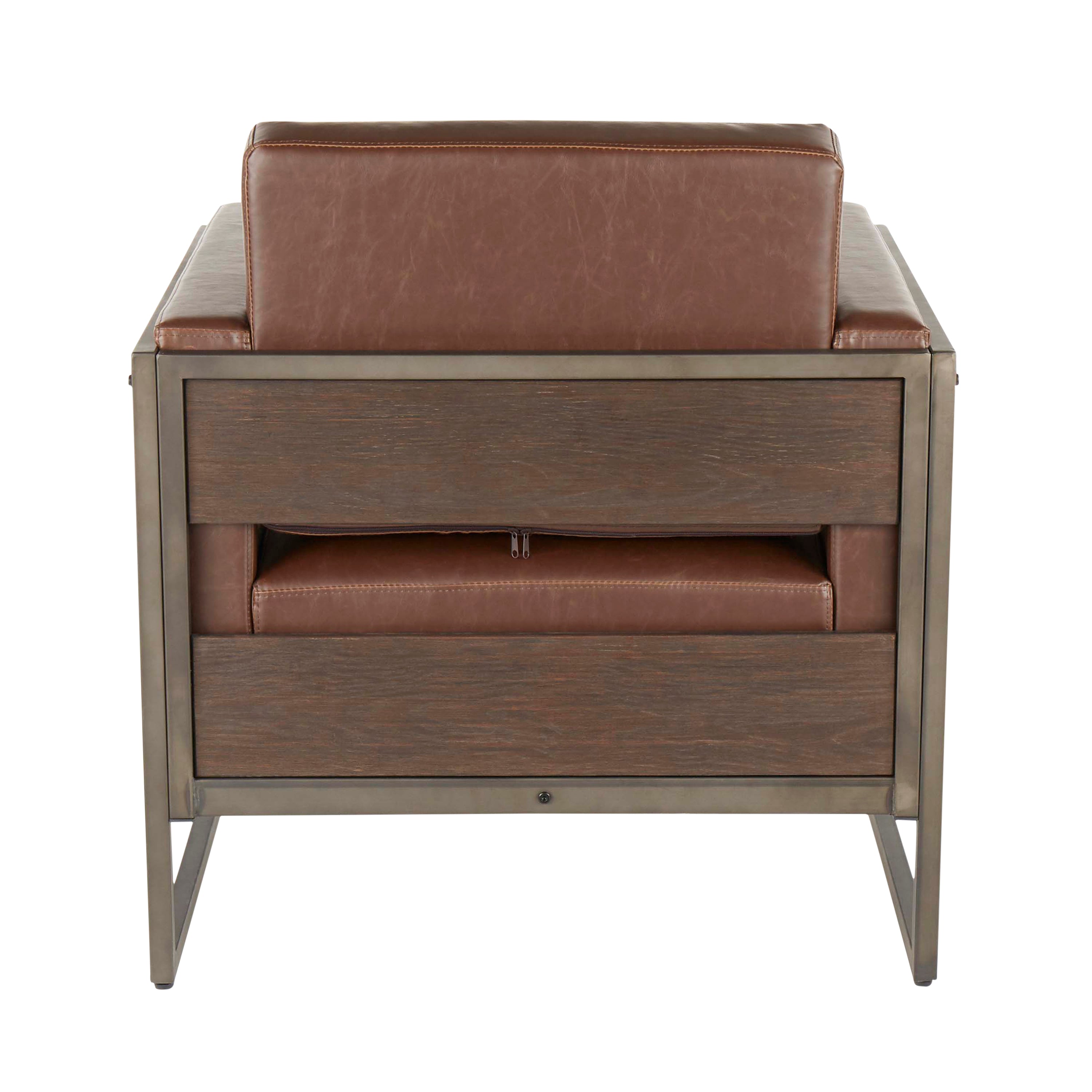 Drift Lounge Chair in Antique Metal
