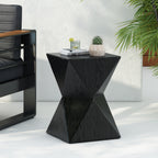 14.25" Black Accent Table