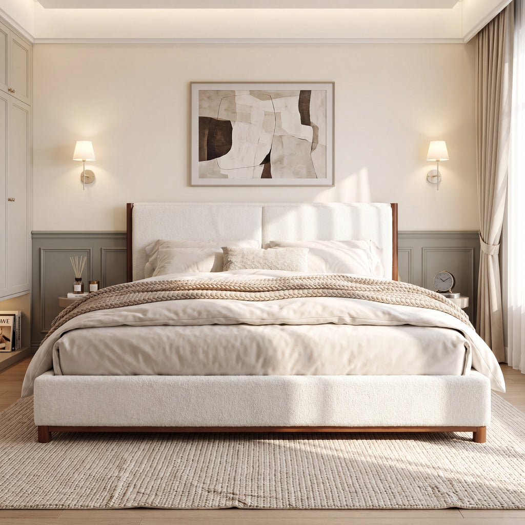 King Size Upholstered Bed Frame