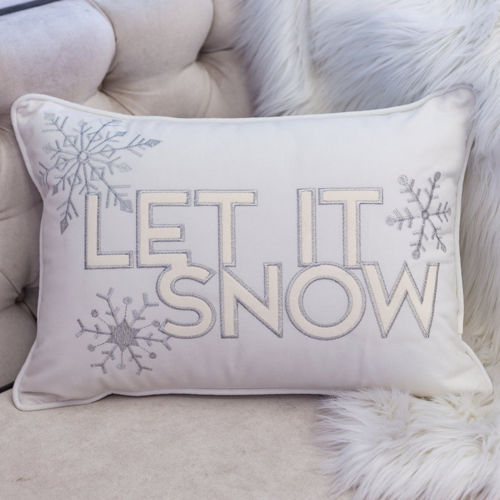 Nneka Let It Snow Decorative Pillow
