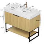 YOLAN 36" Bathroom Vanity & Sink