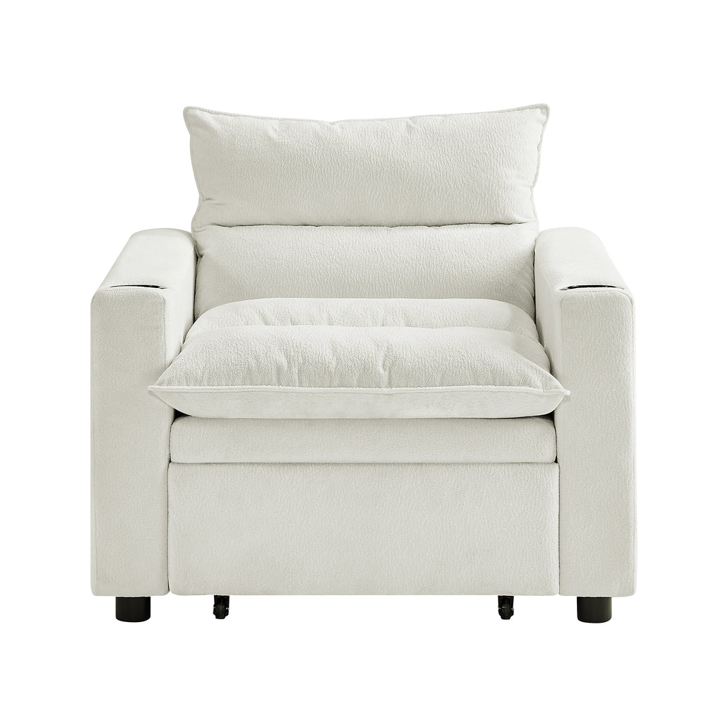 Sleeper Sofa Chair Bed, Convertible Sofa Chair 3-in-1