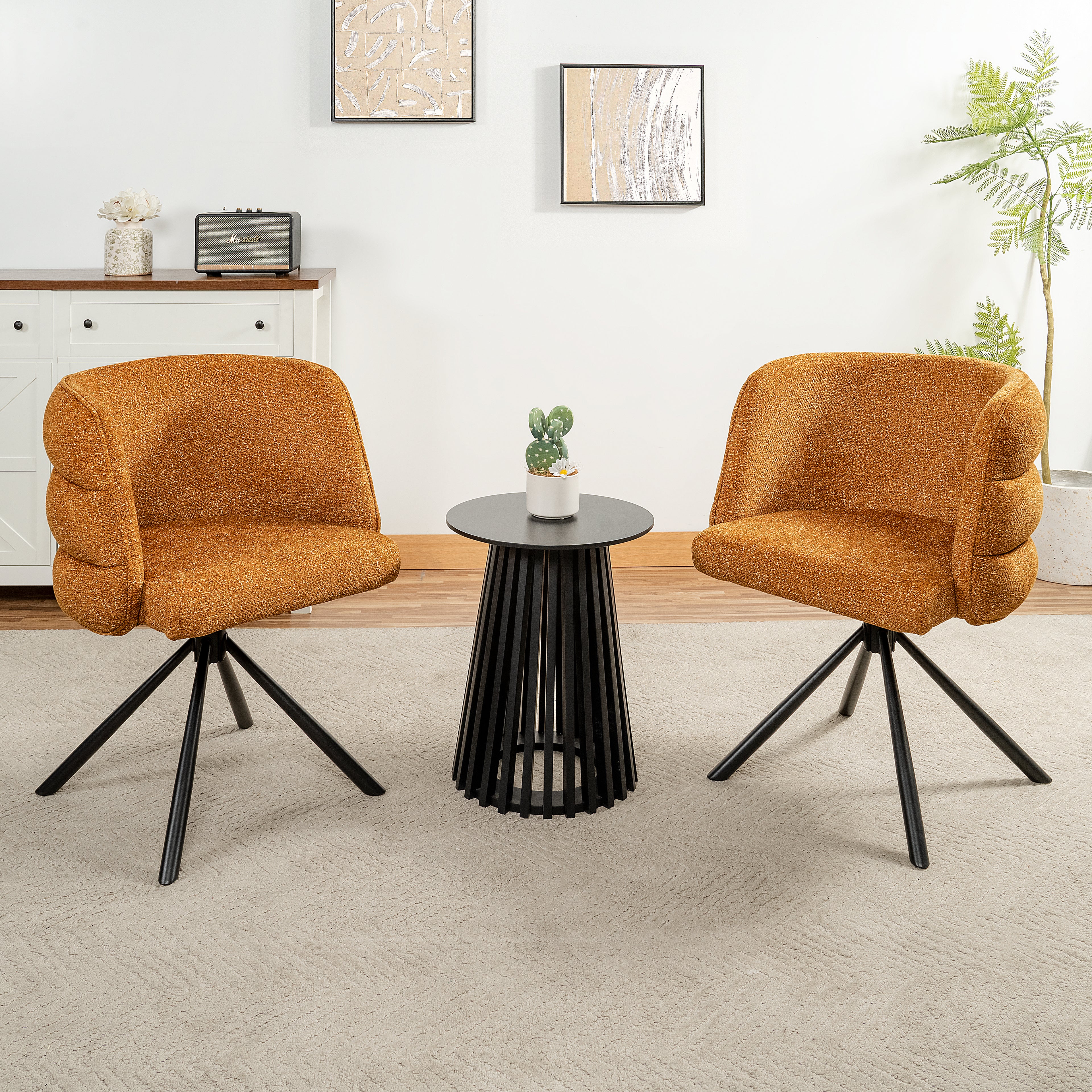 270° Swivel Home Office Desk Chairs Set of 2