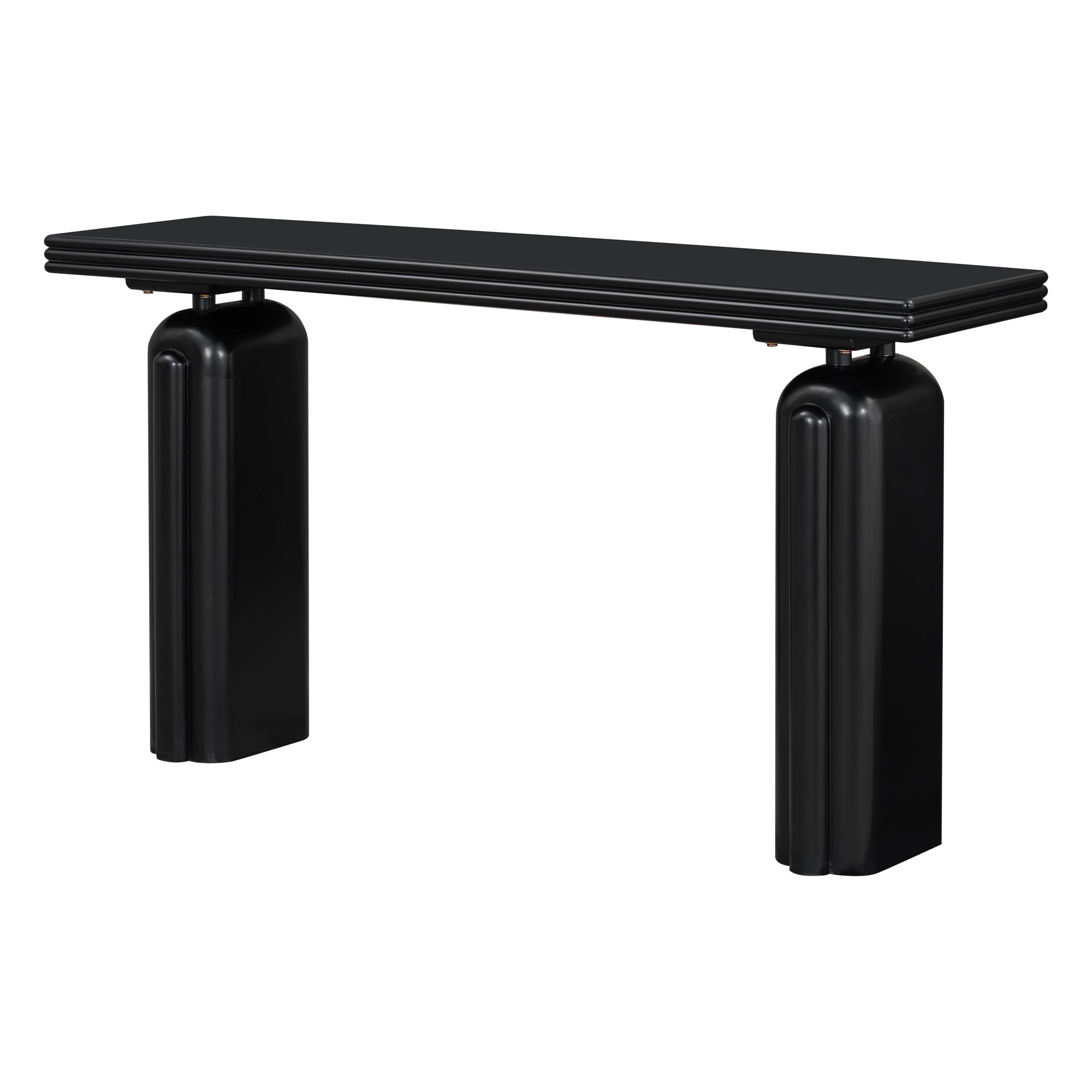 U_STYLE Chic Acacia Veneer Console Table