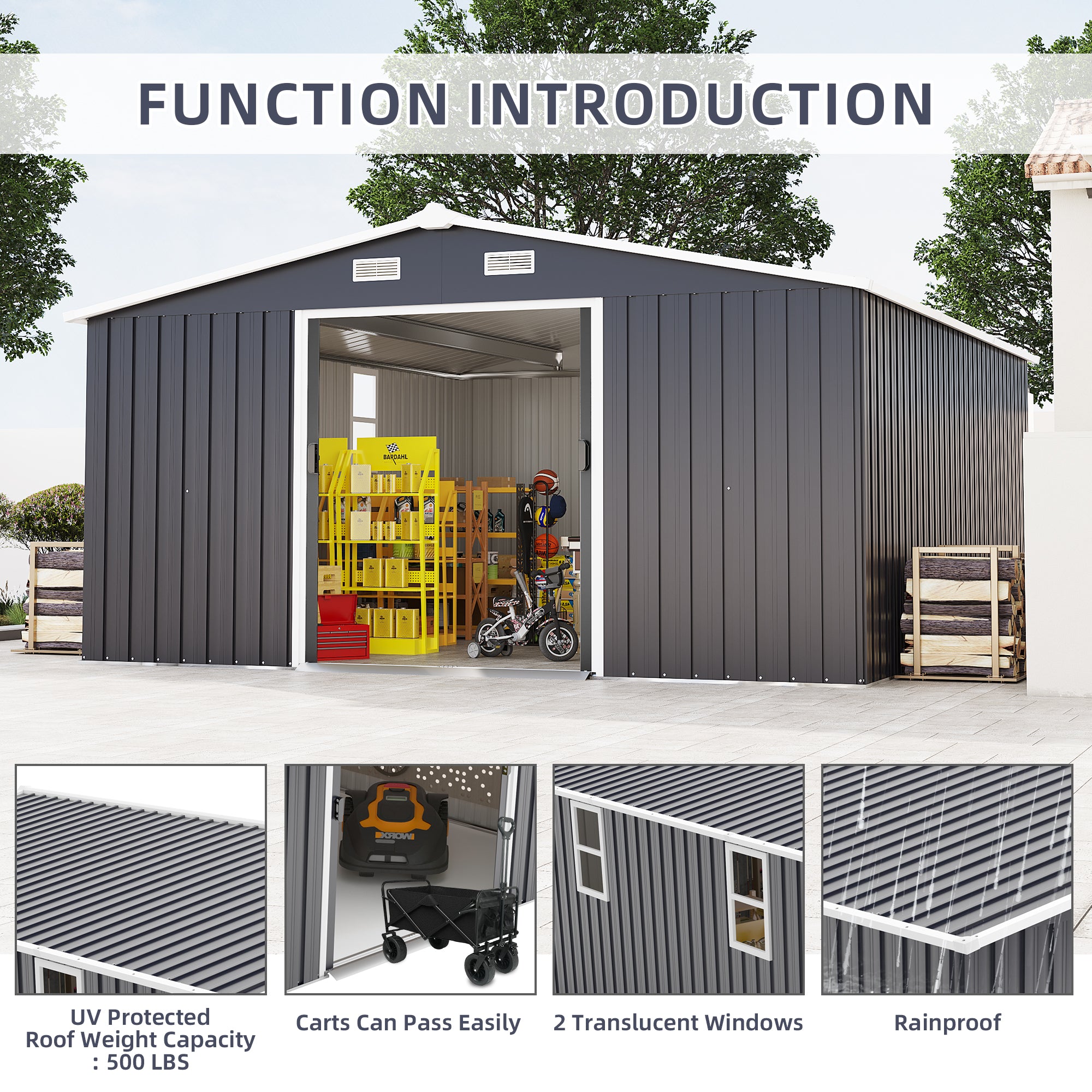 Campcraft 10x12ft Storage Shed