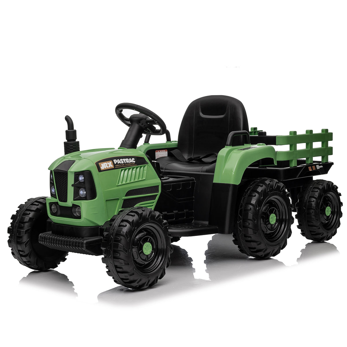Ride On Tractor with Trailer - 24V Electric Toy for Kids