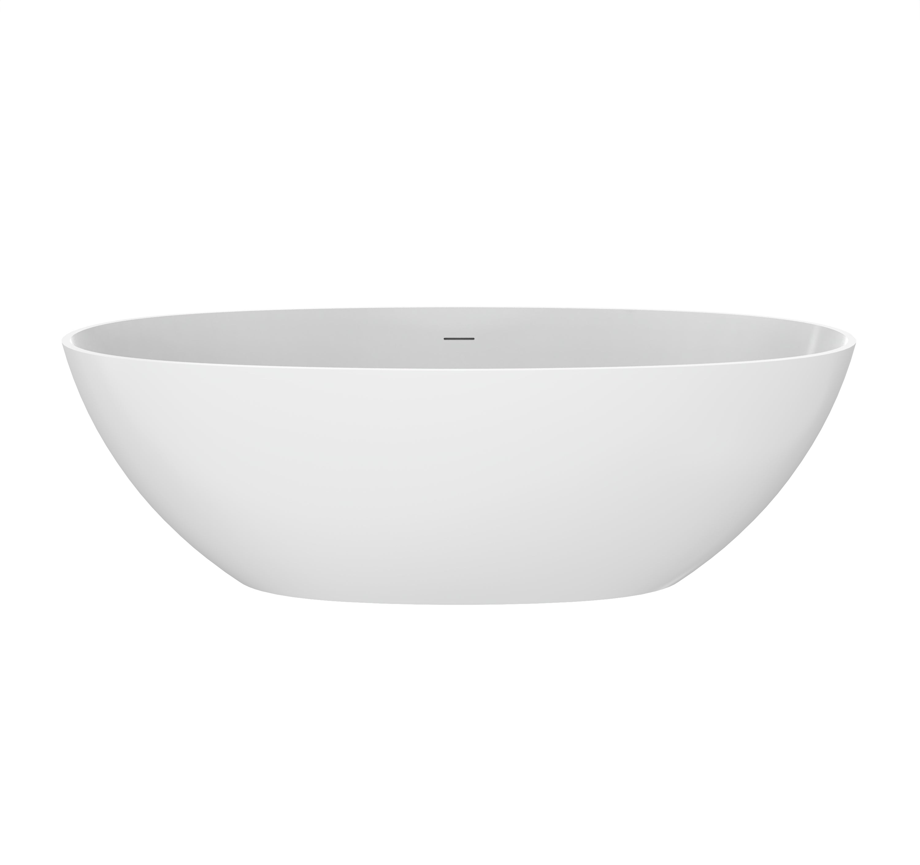 Freestanding Solid Surface Soaking Bathtub