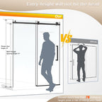 Frameless Single Sliding Shower Door