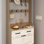 Premium MDF Shoe Cabinet with Storage Drawers