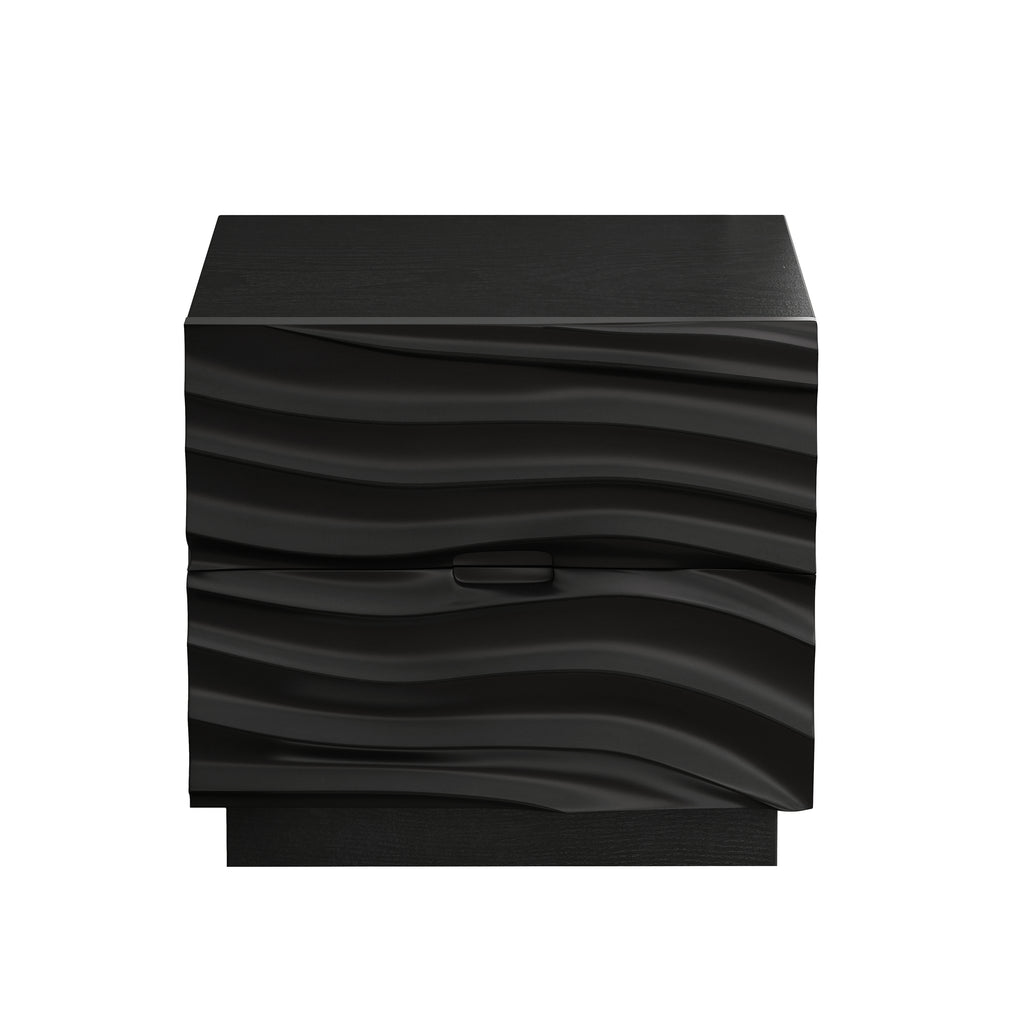 Solid Wood Nightstands Set of 2
