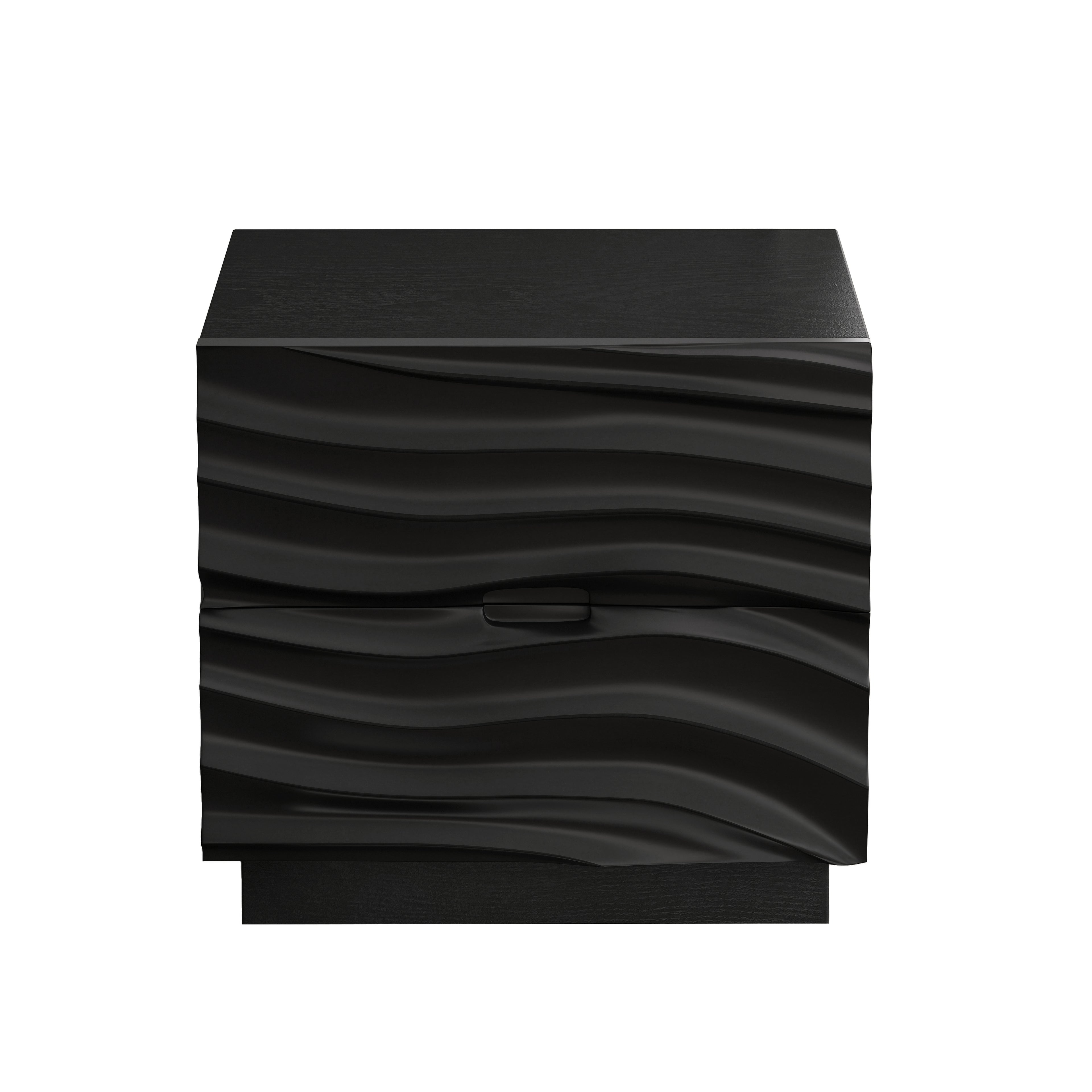Solid Wood Nightstands Set of 2