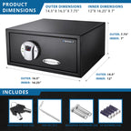 0.79 Cu Ft Biometric Security Safe